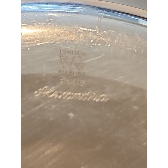 FISHER STERLING SILVER 12" CENTERPIECE BOWL In ALEXANDRIA PATTERN - Picture 7 of 9